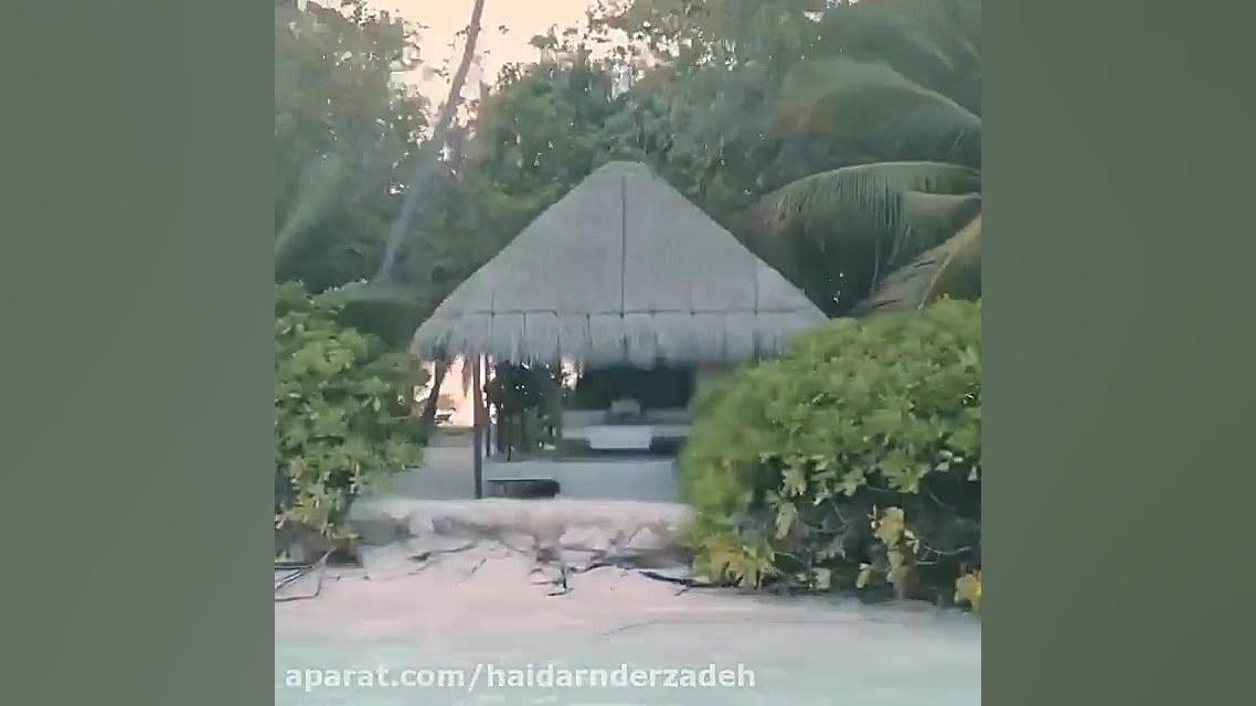 جزیزه ی بسیار زیبا در مالدیو.....