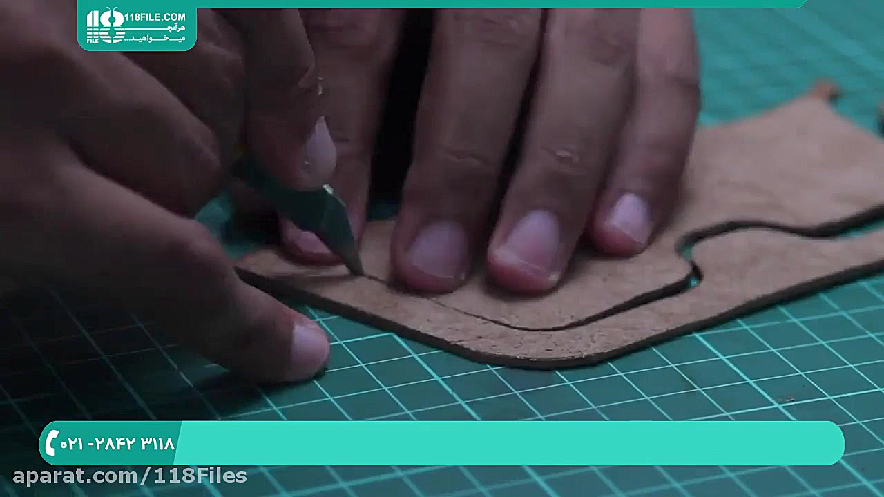 آموزش ساخت دستبند و کیف چرم |...