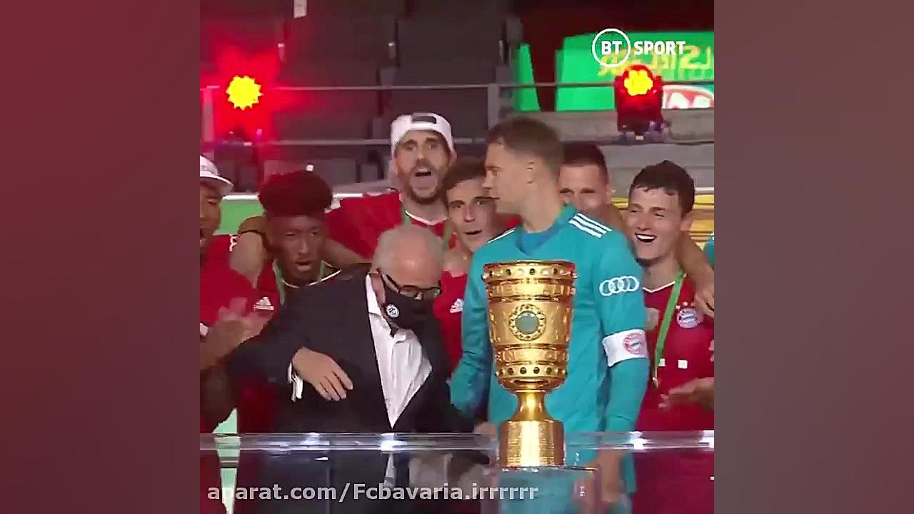 لحظه بالابردن جام قهرمانی حذفی...