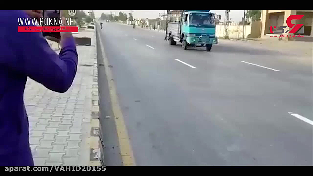 تصادف فجیع موتور سوار زاهدانی...