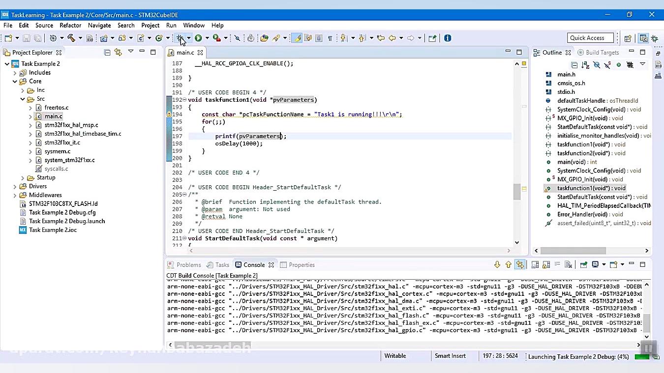 FreeRTOS (TASK Example 2)