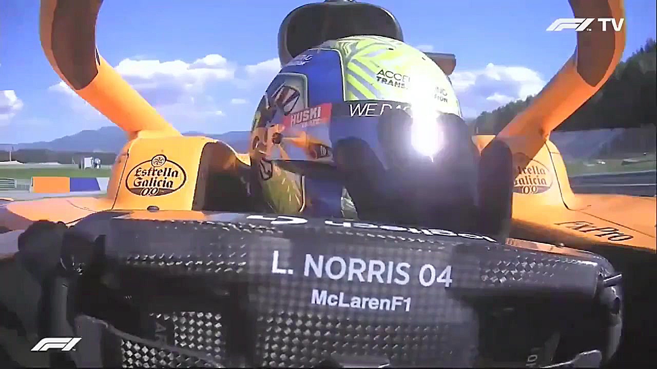 تک دور خارق العاده لندو نوریس...