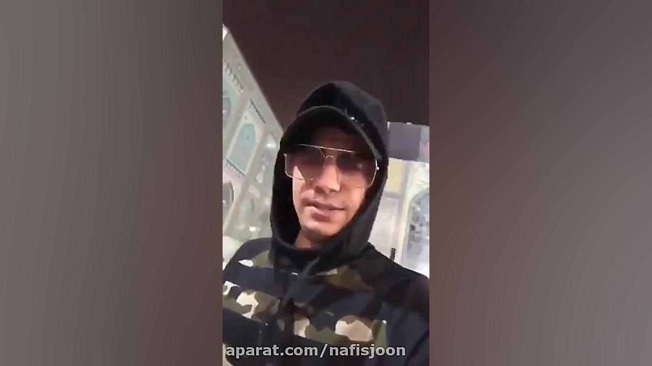 حضور محسن ابراهيم زاده در حرم...