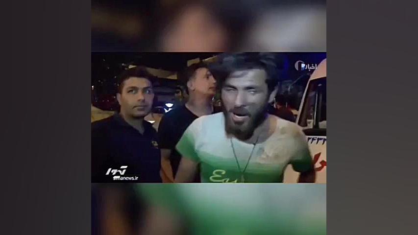 آتش سوزی در تهران و فداکاری جو...