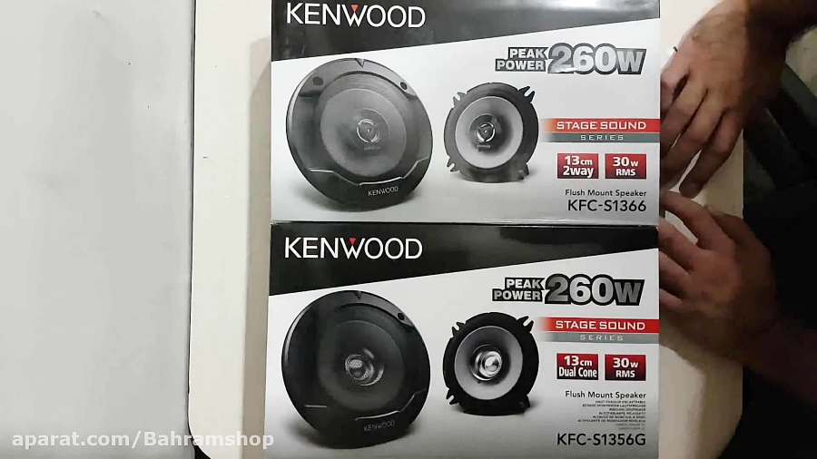 KENWOOD Enceintes 13 cm - KFC-S1366 - Cdiscount Auto