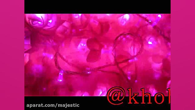 ریسه گل نوری ده متر صورتی