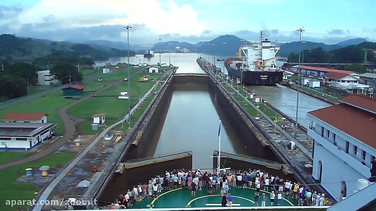 عبور از کانال پاناما در ۵ دقیق...
