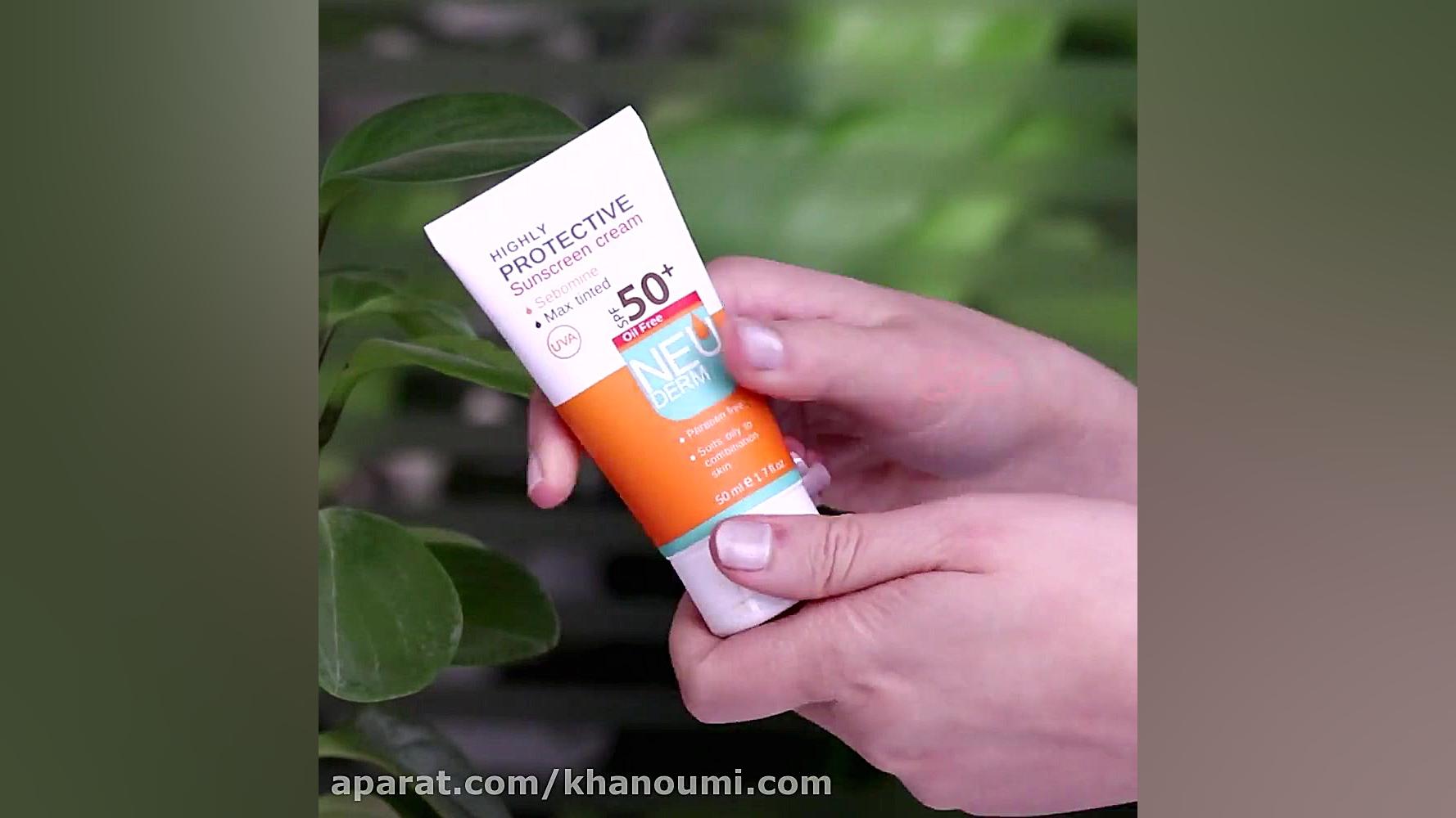 تست محصول کرم ضدآفتاب فاقد چرب...