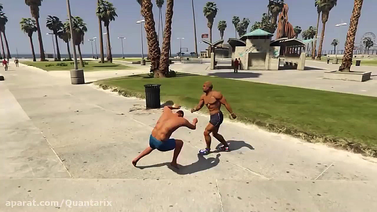 کشتی کج در جی تی ای وی مبارزه...