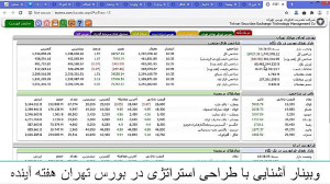 تحلیل روزانه بورس تهران ۱۳۹۹ ۰...
