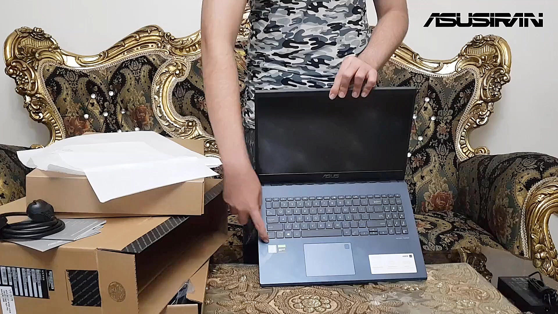 آنباکسینگ لپ تاپ ایسوس مدل K57...