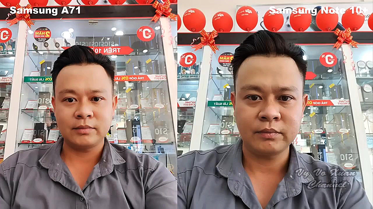 مقایسه a71 با Note10