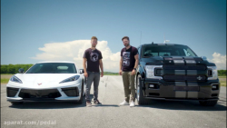 درگ شورولت کوروت C8 با شلبی F...