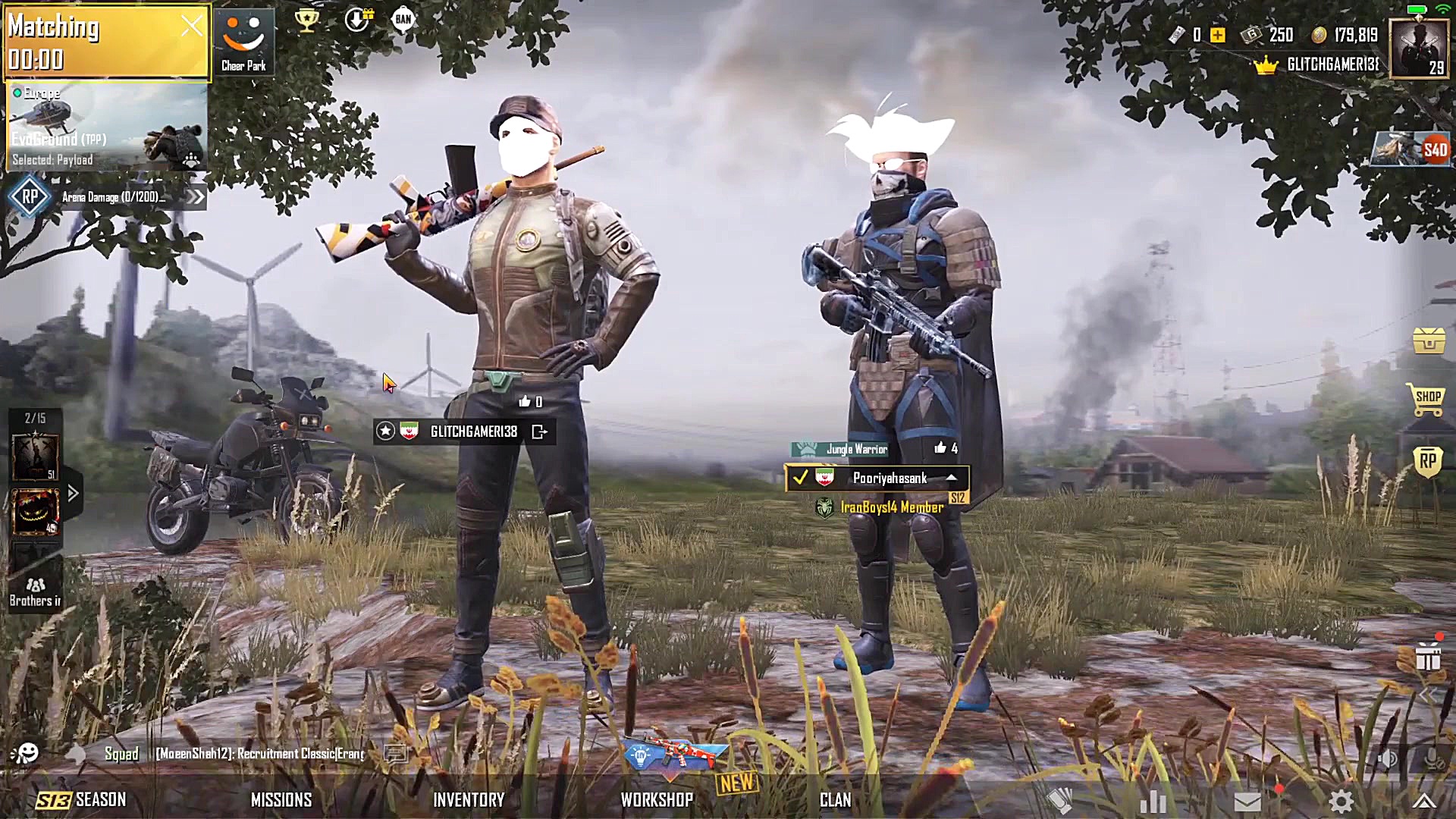 دو نوب در پابجی گیم پلی بازی پ...