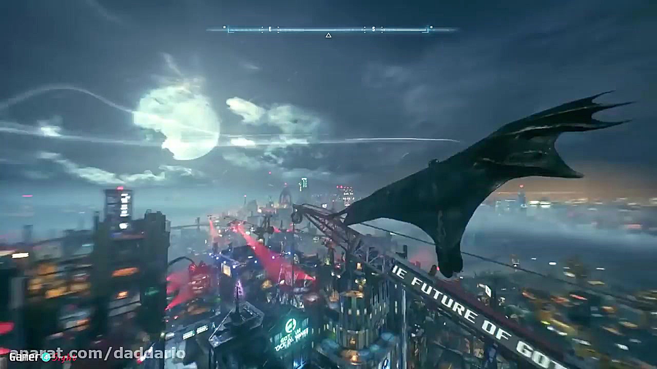 گیم پلی بازی اکشن بتمن شوالیه آرخام - BATMAN Arkham Knight زمان620ثانیه