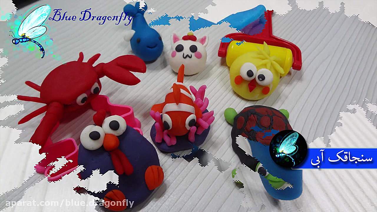 کاردستی با خمیر  آموزش ساخت حی...