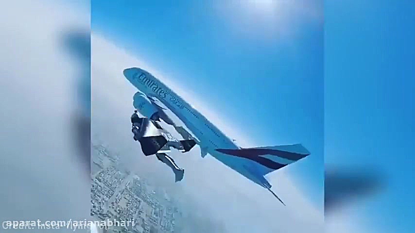 خوش شانسی خلبان از فرود بعد از...