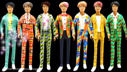 لباسهای خمیری برای گروه بی تی...