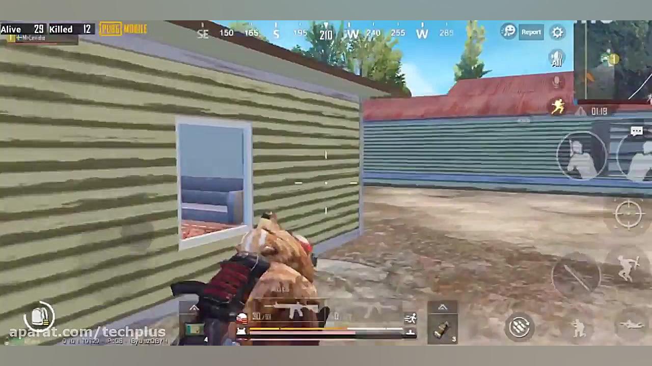 گیم پلی حرفه ای پابجی موبایل ب...