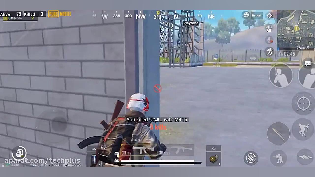 گیم پلی حرفه ای پابجی موبایل ب...