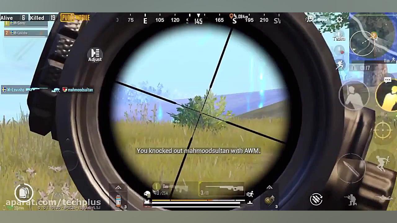 گیم پلی حرفه ای پابجی موبایل ب...