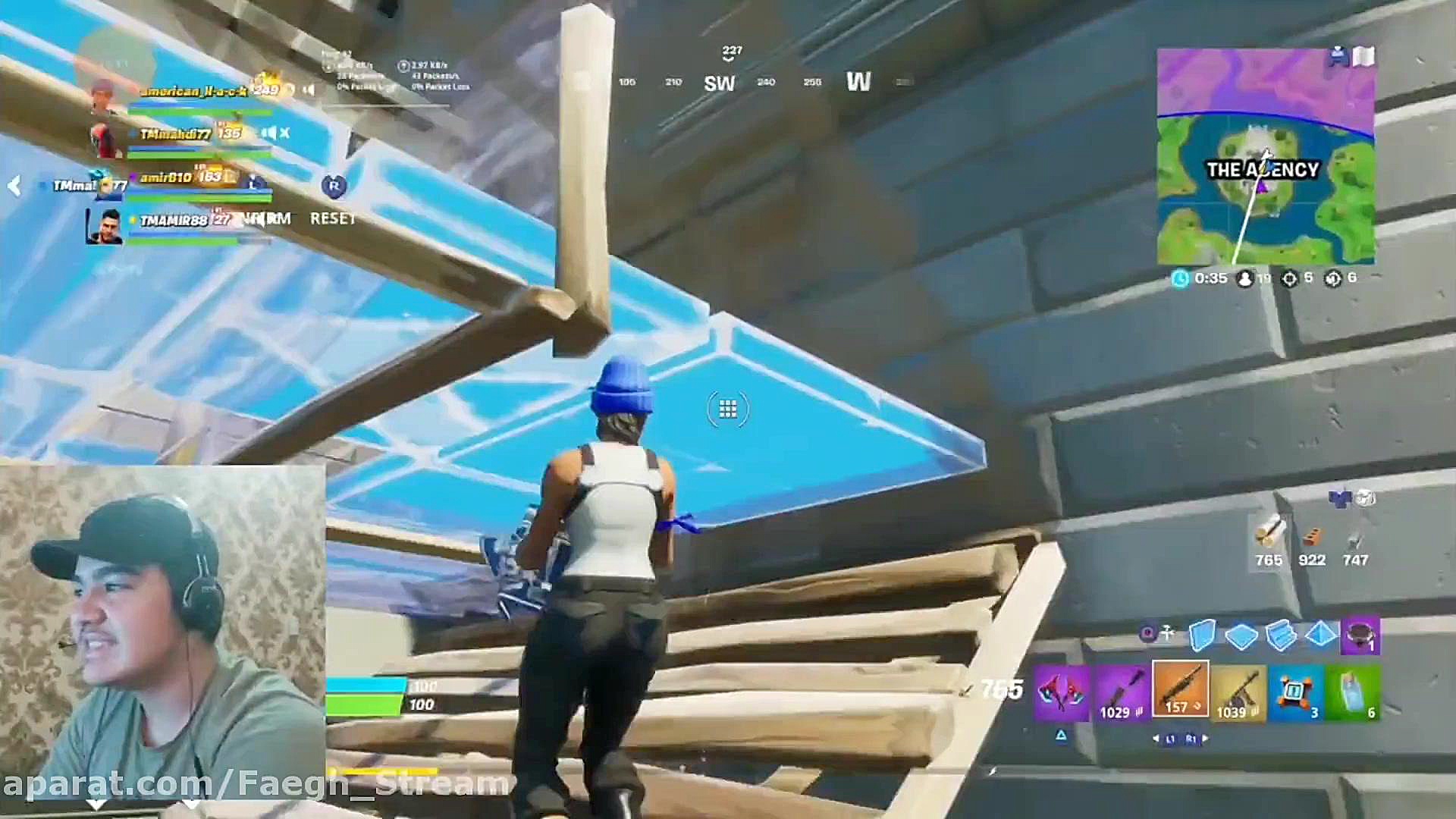 گیم پلی فورتنایت با حمید فاعق