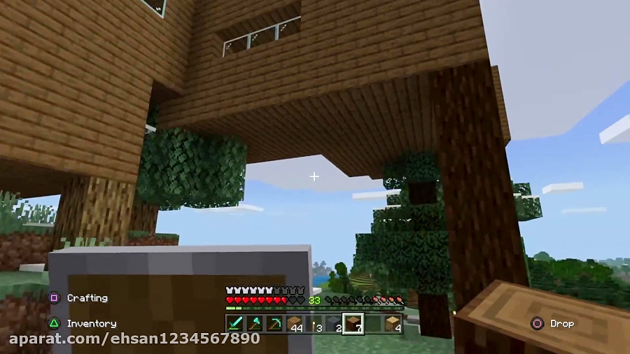 گیم پلی از بازی ماین کرافت سرو...