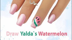 دیزاین ناخن شب یلدا همراه با ت...