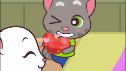 کارتون تام سخنگو :: اسلایم را...