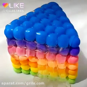 خمیر اسلایم رنگارنگ کیوت