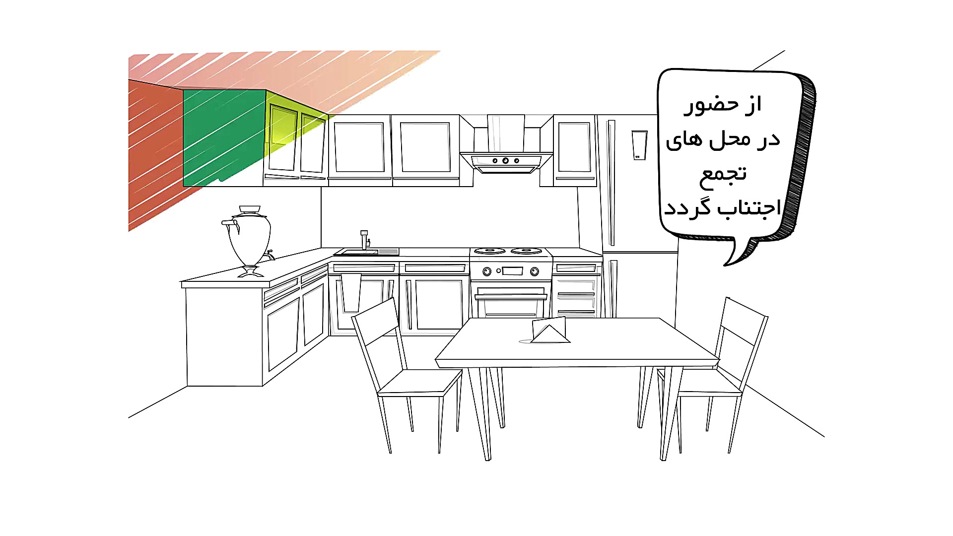 فاصله گذاری اجتماعی در مراکز ب...