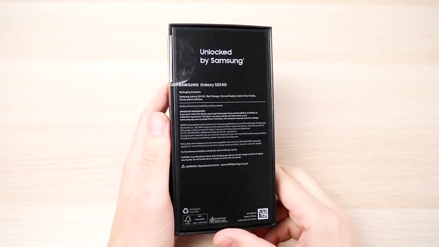 آنباکس گلگسی s20