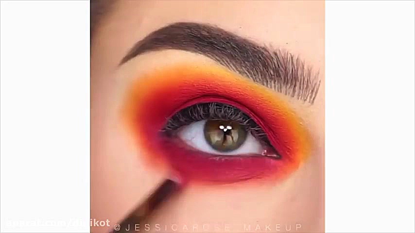 مدل های شاد آرایش چشم و ابرو