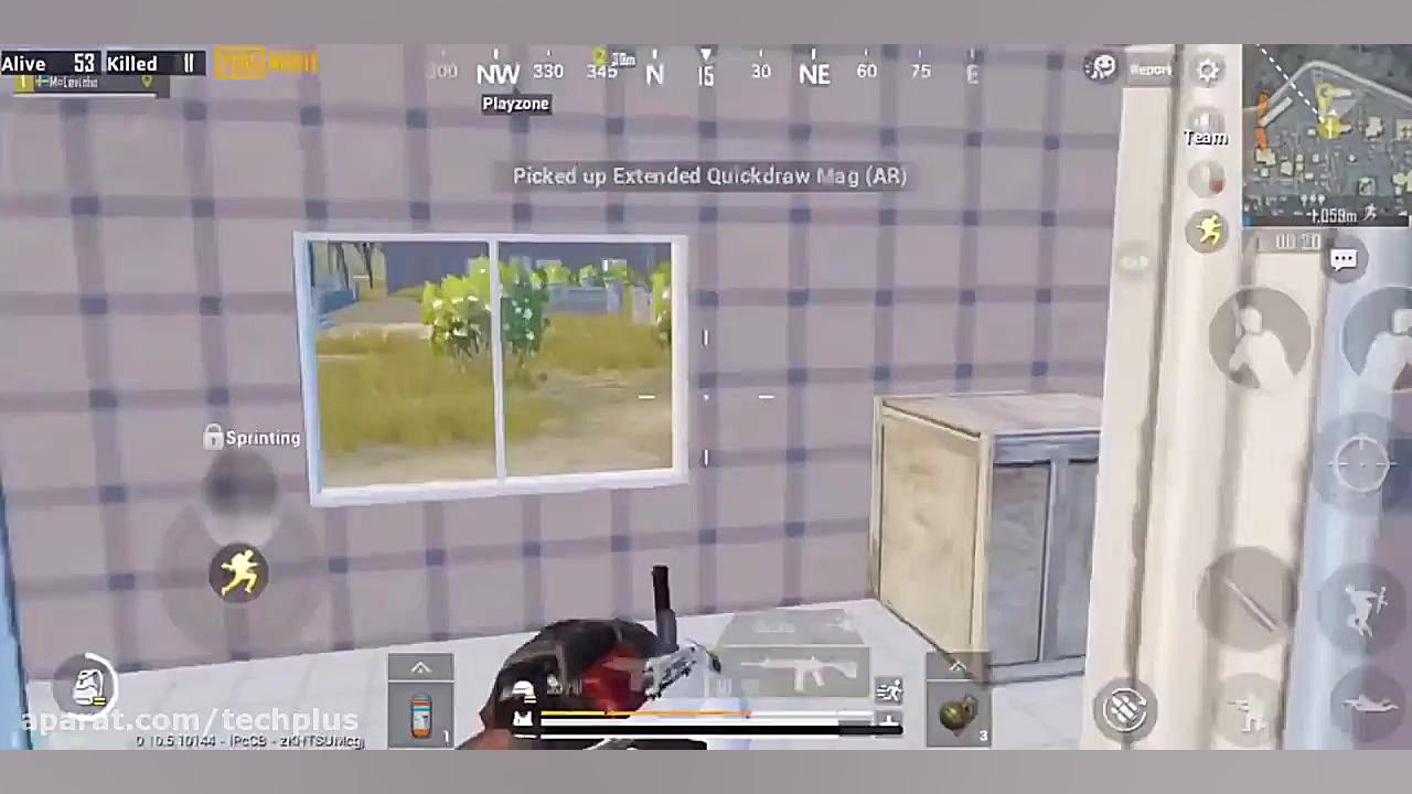 گیم پلی حرفه ای پابجی موبایل ب...