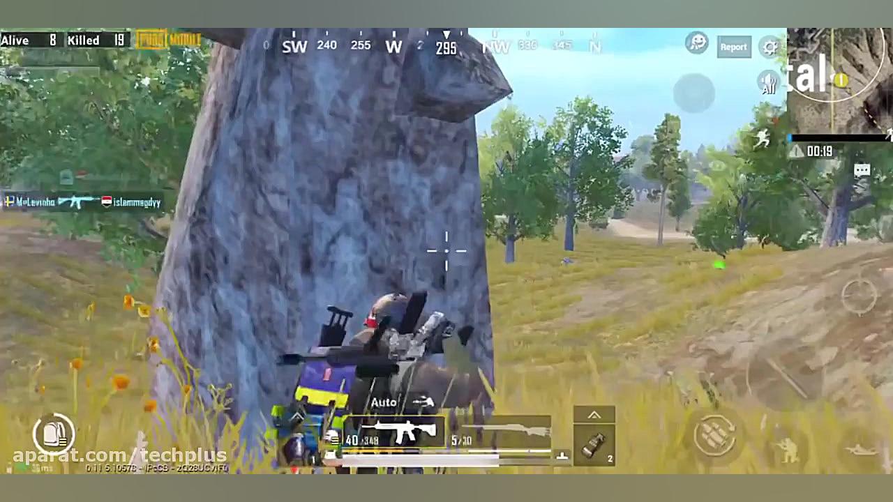 گیم پلی حرفه ای پابجی موبایل ب...