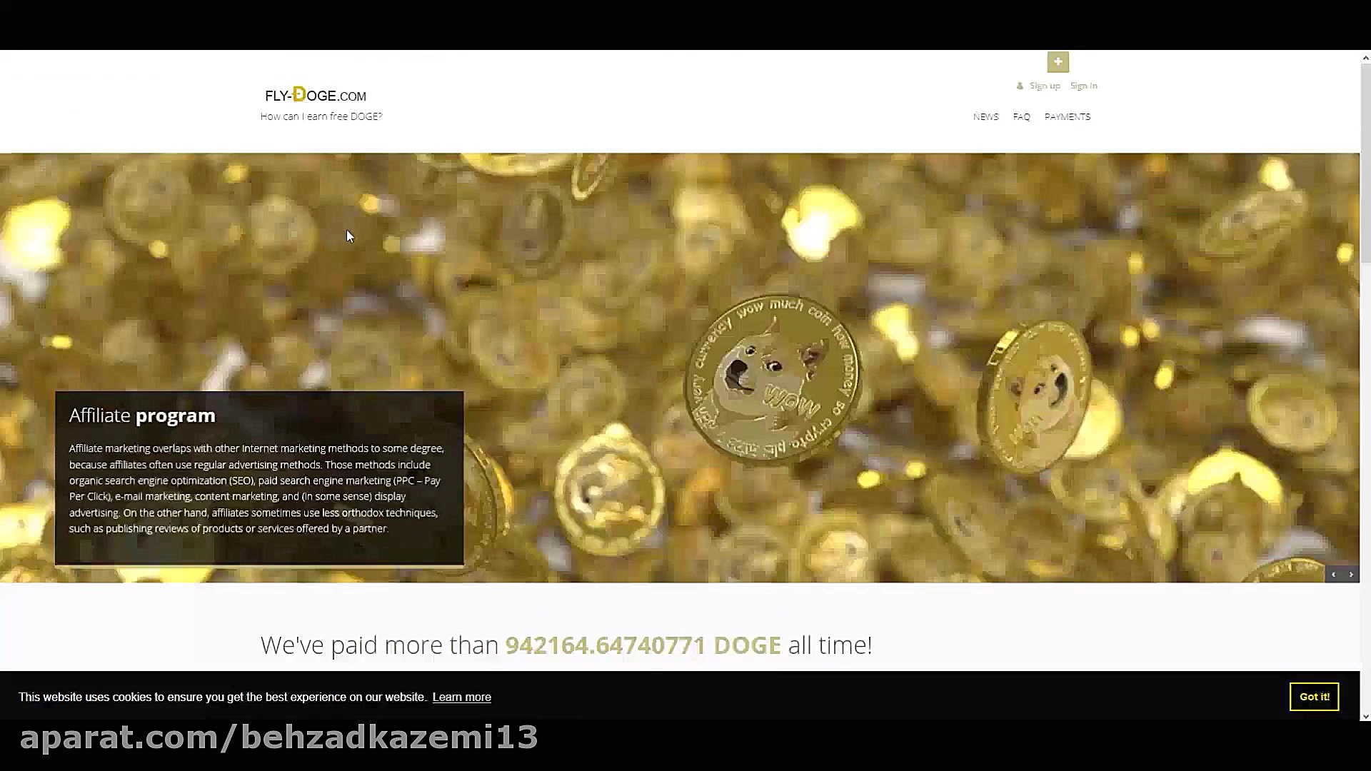 کسب درآمد دوج کوین رایگان روزا...