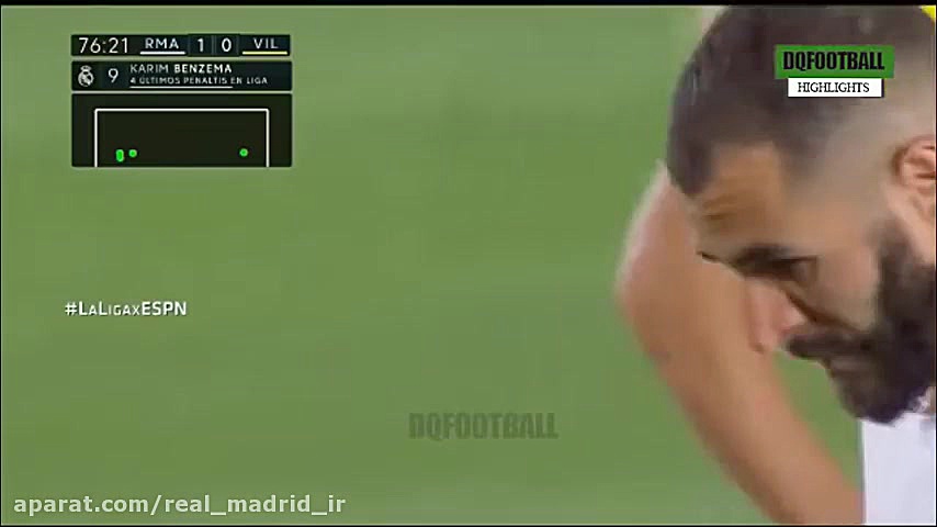 خلاصه بازی رئال مادرید 2 1 ویا...