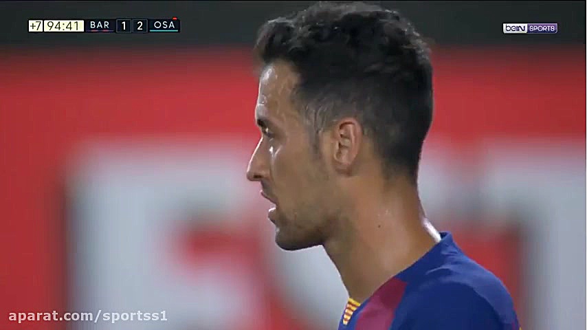 بارسلونا 1  2 اوساسونا  خلاصه...