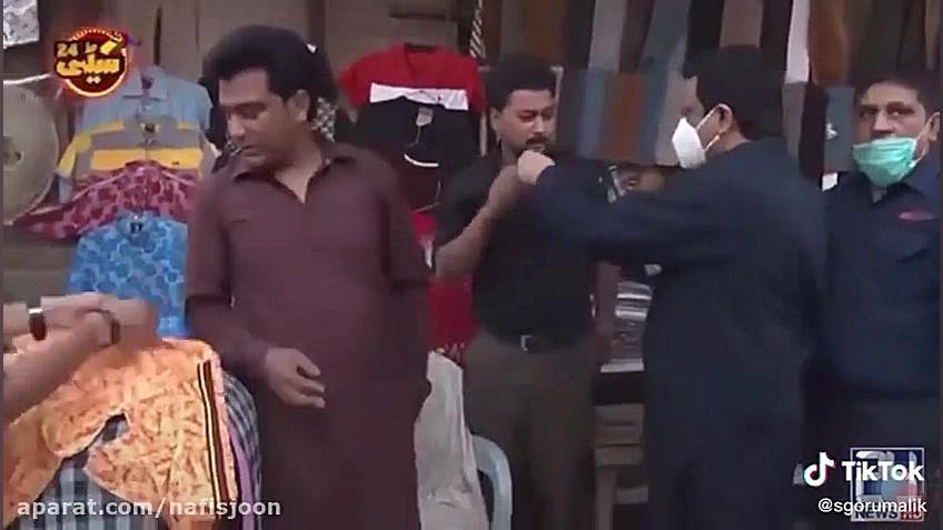 بررخورد پلیس هند با کسانی که م...