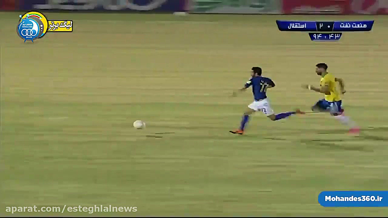 خلاصه بازی صنعت نفت 0  2 استقل...