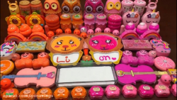 اسلایم نارنجی و صورتی