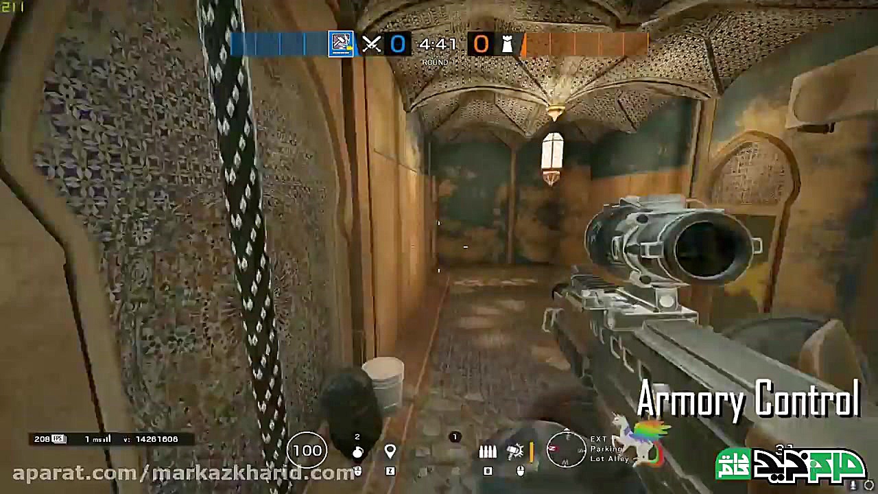 نحوه حمله در بازی Rainbow Six...