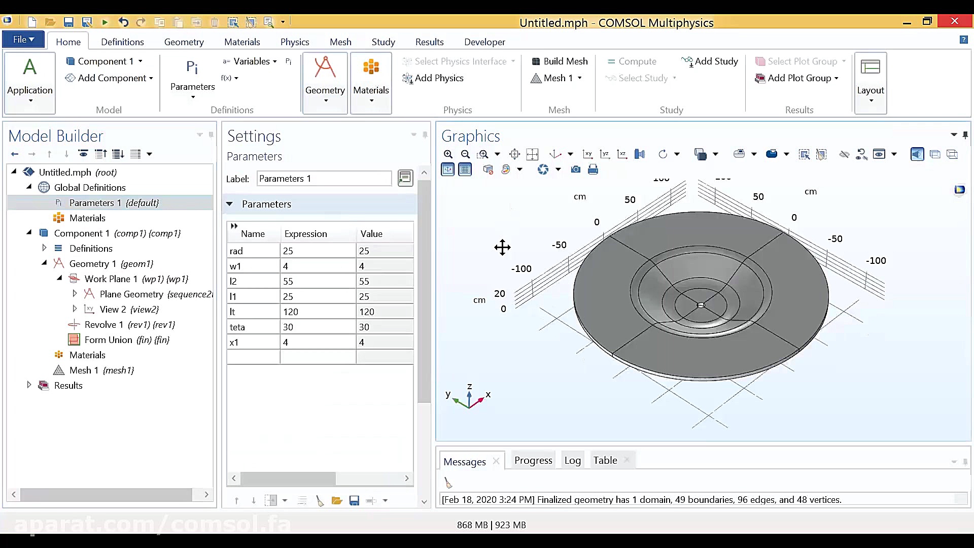 آموزش کامل بخش هندسه در نرم اف...