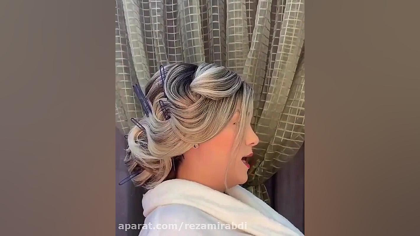 آموزش شینیون مو پارت۵