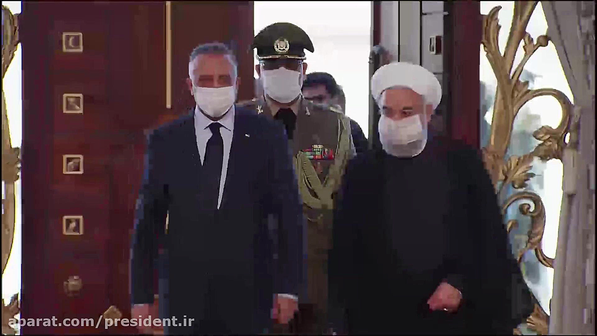 استقبال رسمی رئیس جمهوری اسلام...