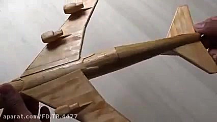 آموزش ساخت هواپیما چوبی دکوراس...