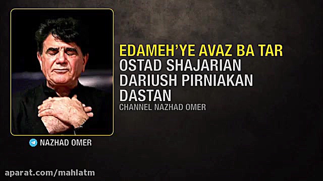 محمدرضا شجریان  آواز با تار