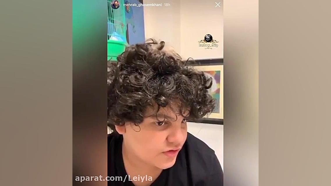 خونه کردن گنجشک ها روی موی سر...