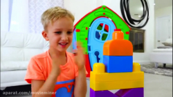 ولاد و نیکی با اسباب بازی ها ب...