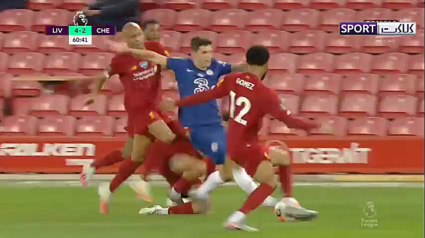 خلاصه بازی لیورپول 5 3 چلسی